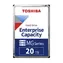Toshiba Enterprise Pojemność MG10 20 TB 512e / HDD / 3,5" / SATA 6 Gb / 512 MB pamięci podręcznej / 7200 obr./min / Wewnętrzny / 5 lat