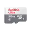SanDisk Ultra microSDXC 512 GB / klasa 10 / UHS-I / odczyt: do 100 MB