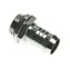 BitsPower Prosta złączka G1/4 cala AG do 10mm ID, srebrna