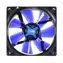 Noiseblocker BlackSilent Fan XE1 niebieski / 92 mm / 17 dB przy 1500 obr./min / 29,42 CFM / 3-pin