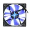 Noiseblocker BlackSilent Fan XE2 niebieski / 92 mm / 21 dB przy 1800 obr./min / 38,25 CFM / 3-pin