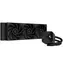DEEPCOOL LS720S Zero Dark / 3 x 120 mm / łożysko dynamiczne / 32,9 dB przy 2250 obr./min / 85,85 CFM / AMD + Intel