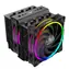 Akasa Soho H7 RGB czarny / 2x 120 mm / Łożysko hydrodynamiczne / 31,8 dB przy 2000 obr./min / 52,91 CFM / AMD + Intel
