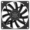 Silverstone Air Slimmer 90 czarny / 92 mm / Łożysko hydrauliczne / 32 dB przy 2500 obr./min / 45,73 CFM / 4-stykowy PWM