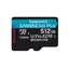 Kingston Canvas Go PLUS microSDXC 512 GB / UHS-I U3 / Klasa 10 / odczyt: do 200 MB / odczyt: do 200 MB / zapis: do 160 MB