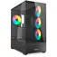Sharkoon AK6 RGB biały / ATX / 2x USB 3.2 / 1x USB-C / 4X 120mm / bez zasilacza / przezroczysty panel boczny
