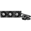 Montech HyperFlow Silent AiO czarny / 3x 120mm / 24,8 dB @ 3100 RPM / 72,3 CFM / AMD + Intel 
