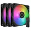 Cooler Master SickleFlow Edge 120 ARGB 3 szt., czarne / 120 mm / dynamiczne łożysko pętlowe / 32,8 dB przy 2500 obr./min / 70,7 CFM / 4-pinowe 