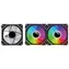 Redragon GC-F012 czarny 3 szt. / 120 mm / 2000 obr./min / 68,8 CFM / 4-pinowy PWM