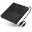Connect IT CFF-1030-BK 3w1 SlimDrive czarny / Zewnętrzny napęd CD/DVD / USB-C + USB-A