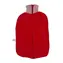 Hugo Frosch Cherry - Eco Classic Comfort Termofor z organicznym bawełnianym pokrowcem i zamkiem błyskawicznym - czerwony