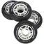 Felgi NILS Extreme PU 70x24 82A matowe czarne 4 szt.