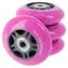 Koła NILS Extreme PU 72x24mm ABEC 7 PU z łożyskami różowe