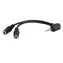 Redukcja OEM 4-biegunowa jack 3,5 mm / 2x jack 3,5 mm / kabel 15 cm / do podłączenia mikrofonu i słuchawek