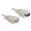 Kabel DeLock RS-232 szeregowy Sub-D9 męski - Sub-D9 żeński / 5 m