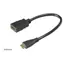 Akasa AK-CBHD10-25BK / redukcja kabla / HDMI na Mini HDMI / styki złocone
