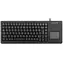 Klawiatura Cherry G84-5500 z touchpadem /przewodowa / USB / ultralekka i mała / czarna / UE / po sprzedaży
