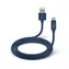 Kabel silikonowy SBS Polo USB-C niebieski / po sprzedaży