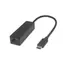 Adapter MicroConnect USB3.1 C (M) - RJ-45 (F) / 5 Gb/s / 20 cm / czarny