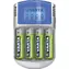 Varta Power LCD / Ładowarka + 4X baterie AA (2700mAh|NiMH) / 100-240V | 12V DC / 4xAA | AAA