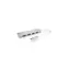 Hub USB Icy Box IB-HUB1425-C3 srebrny / 4X USB 3.0 / ze złączem USB-C