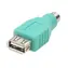 Adapter Value Złącze PS2 na USB A żeńskie / 6-kierunkowe na 4-kierunkowe