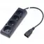 Zasilacz OEM 230 V do UPS - 1x IEC C14 do 4X CEE 7 5 (FR, CZ), maks. 10 A, długość 30 cm