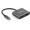 StarTech Multiport Video Adapter USB-C do HDMI 2.0 i Mini DisplayPort 1.2 srebrny / 4K 60Hz / Thunderbolt 3