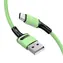 USAMS SJ436 U52 Kabel USB typu C do szybkiego ładowania i transmisji danych 1 m, zielony