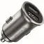 Adapter Swissten METAL CL 2x USB 4.8A srebrny (OPAKOWANIE EKO)