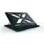 Ergonomiczna podkładka pod laptopa Conceptronic THANA03B czarna / do laptopa 15,6" / 7 pozycji 