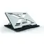Ergonomiczna podkładka pod laptopa Conceptronic THANA03G srebrna / do laptopa 15,6" / 7 pozycji 