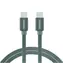 Kabel do transmisji danych Swissten TEXTILE USB-C - USB-C 2m srebrny