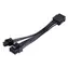 Akasa AK-CBPW22-15 / redukcja zasilania / 8 pin na 8+4 pin / 15 cm