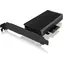 Konwerter IB-PCI214M2-HSL dla 1x M.2 NVMe do PCIe x4 z paskiem LED i radiatorem