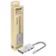 Club3D CSV-1543 Hub USB srebrny / 2 x USB 3.2 Gen 1 + 1 x USB-C 3.2 Gen 1 + 1 x USB-C 3.2 Gen 1 (zasilanie)