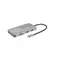 Club3D CSV-1594 Stacja dokująca USB-C 9w1 srebrny / HDMI / VGA / 2x USB-A / RJ-45 / SD / MicroSD / jack 3,5mm / USB-C 