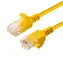 MicroConnect CAT6a U/UTP SLIM 0,25 m żółty / LSZH