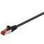 MicroConnect CAT6 F/UTP 2m czarny / PVC