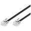 Kabel MicroConnect Modular RJ11 6P/4C 2m czarny 