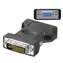 Adapter analogowy MicroConnect DVI-I (M) - VGA (F) czarny