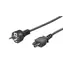 Kabel zasilający MicroConnect Schuko - C5 1m czarny