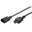 Kabel przedłużający MicroConnect C14 - C5 1m czarny