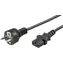 MicroConnect Kabel sieciowy Schuko - C13 1m czarny