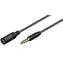 Przewód przedłużający MicroConnect 4-pinowy Jack 3,5 mm (M) - Jack 3,5 mm (F) 1,5 m czarny