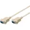 Kabel szeregowy MicroConnect RS-232, D-SUB 9-pin (M) - D-SUB 9-pin (M) 2m biały