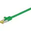 Kabel krosowy MicroConnect CAT7 S/FTP 0,5 m zielony / LSZH
