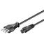 Przewód zasilający MicroConnect DK typu K - C5 1,8 m czarny / końcówka duńska