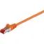 MicroConnect CAT6 F/UTP 10m pomarańczowy / PVC