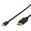 Kabel MicroConnect Mini DisplayPort 1.2 (M) - DisplayPort (M) 1m czarny
